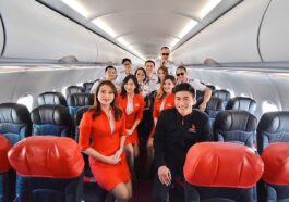 AirAsia Team upon arrival in Panglao International Airport