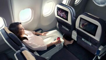 Philippine Airlines bigger space and comfortable Premium seats