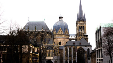 Aachen Cathedral viewed from Rathaus