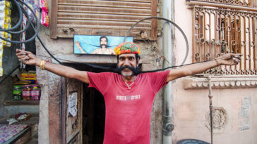 Vikram-ji and his mustache