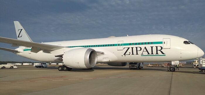 ZIPAIR Tokyo photo via FB Page