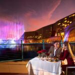 Enjoy a romantic dinner and a breathtaking view of the world’s largest multicolor dancing fountain at Okada Manila’s Fountain Deck.