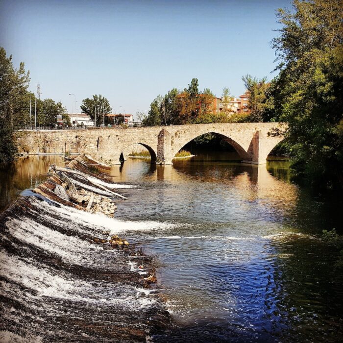 Old Stone Bridge Pamplona