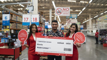 Mendrin John Garcia Caingat was able to buy a roundtrip ticket to Kuala Lumpur for P60 at Super8 Grocery Warehouse