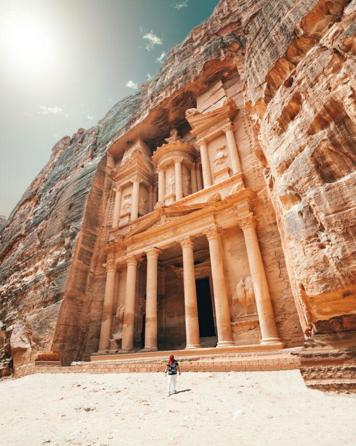 Petra in Jordan photo by Spencer Davis via Unsplash