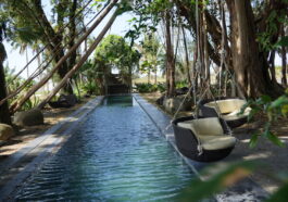 Poolside Dining Area