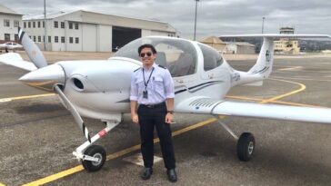 Darryl Dave Ditucalan of Iligan City is one of the first Cebu Pacific Cadet Pilots who underwent training in Adelaide, Australia. He and his fellow cadet pilots are set to return to the Philippines in a few weeks. (Photo courtesy of Dave Ditucalan)
