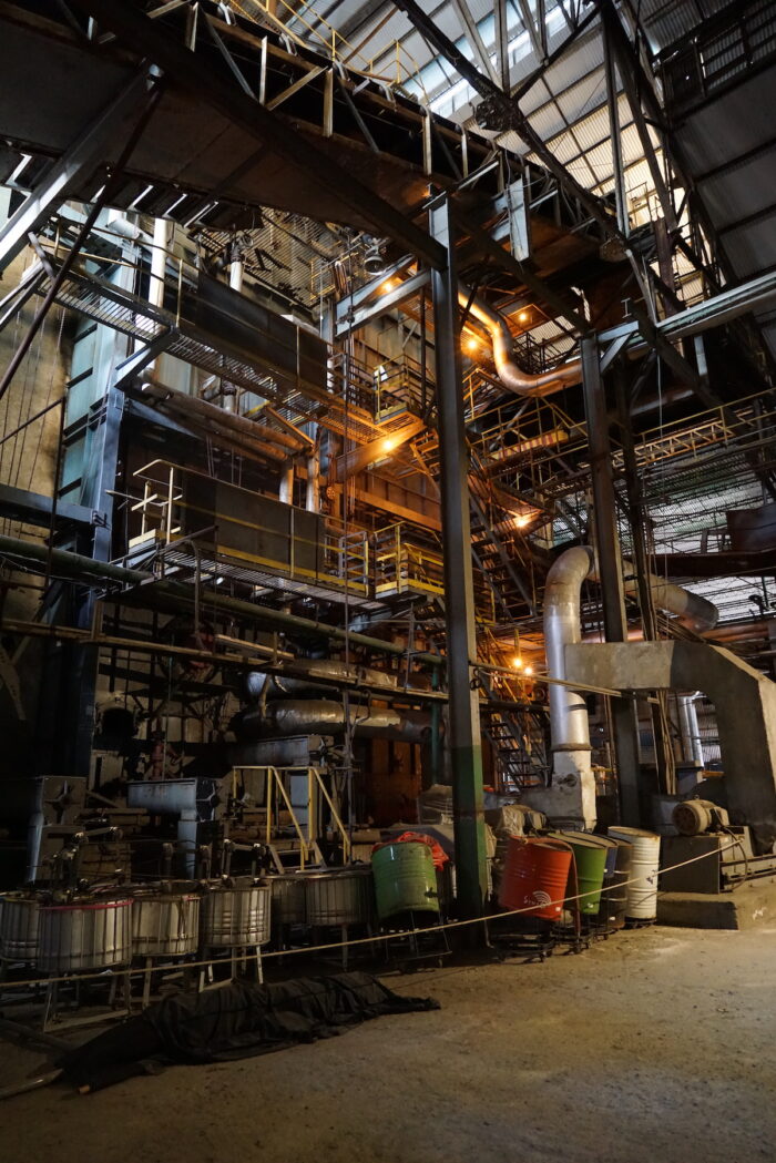Old Sugar Cane Factory turned into a performance theather of Ten Drum Art Percussion Group