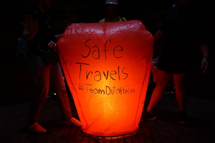 Our Sky Lantern at Ten Drum Cultural Village