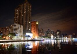 Stunning view of the City from the Love River