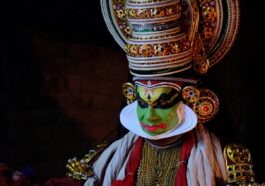 Kathakali performer in Kochi India
