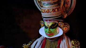 Kathakali performer in Kochi India