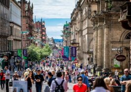 Sunny day on Glasgow Buchanan Street by Artur Kraft via Unsplash - Glasgow Travel Guide