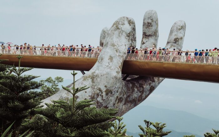 The Golden Bridge in Da Nang by Andreea Popa via Unsplash