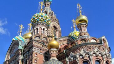 The Church of the Savior on Spilled Blood is one of the main sights of Saint Petersburg