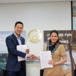 The Department of Tourism (DOT) and Guide to the Philippines (GTTP) formalize their partnership through the newly launched philippines.travel website, which allows users to book tours from DOT-accredited tour operators and tourism establishments. In photo during the official contract signing are (L-R): DOT Assistant Secretary Howard Lance A. Uyking, GTTP General Manager Rabbi Vincent Ang, DOT Secretary Bernadette Romulo-Puyat, and Tourism Council of the Philippines President Jojo Clemente.
