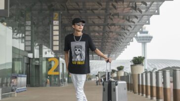 OOTD with my Exhibition Collection Luggage by SwissTech USA