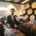 José Manuel explaining the aging process of Balsamic Vinegar