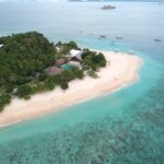 Dimakya Island, where Club Paradise Palawan exclusively stands