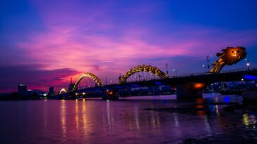Dragon Bridge in Da Nang Vietnam by @thanhtungo via Unsplash