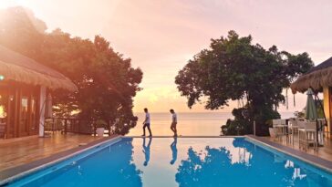 Oceans Edge Infinity Pool Sunset
