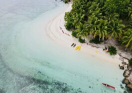 White sand Beach at Bisaya-Bisaya Island