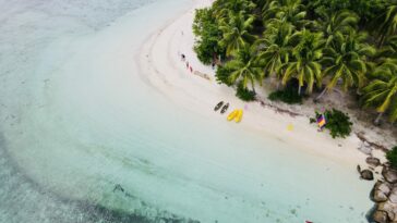 White sand Beach at Bisaya-Bisaya Island