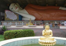 Reclining Buddha in Wat Photivihan Kelantan