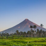 View of Mayon Volcano from Bicol International Airport
