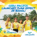 Cebu Pacific partnered with global ambassadors for the launch of its Juan Effect Sustainable Tourism Program in Bohol.