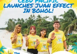 Cebu Pacific partnered with global ambassadors for the launch of its Juan Effect Sustainable Tourism Program in Bohol.