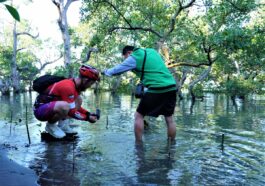 Bikers plant mangroves at Sarangani Bay