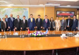 The Philippine delegation with the Turkish Airlines Board Members (left to right): Ms. Marge Ongshu, President, TravelExperts, Inc.; Ms. Ren Locsin Director, Europe and Middle East Division, Annset Holidays Inc.; Mr. Gerard O. Panga, Tourism Attaché, Department of Tourism – London; Mr. Eric Boroy, General Manager, Baron Travel; Mr. Erhan Balaban, General Manager, Turkish Airlines Philippines; Mr. Tuncay Eminoglu, Vice President-Asia/Far East – Turkish Airlines; Mr. Kerem Sarp, Senior Vice President of Turkish Airlines; Mr. Ilker Ayci, Chairman of the Board of Turkish Airlines; Department of Tourism (DOT) Undersecretary Benito C. Bengzon, Jr., Ambassador Raul S. Hernandez, Philippine Embassy - Ankara, DOT Assistant Secretary Verna C. Buensuceso; Madame Ana Hernandez; Vice Consul and Third Secretary Marc Benigno; Mr. Mahmoud Bahadori, International Manager, QQ English; Mr. Chris Hong, Vice President, EV Academy; Ms. Matilde Zulueta, Executive Assistant to the Undersecretary for Tourism Development, DOT; and Ms. Jamille Concel, Tourism Operations Officer, DOT.