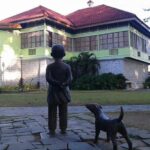 A statue of young Jose Rizal and his dog. Image grabbed from Rizal Shrine Calamba’s Facebook page