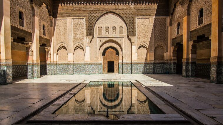 Ben Youssef Madrasa by Wolfgang B via Wikipedia CC