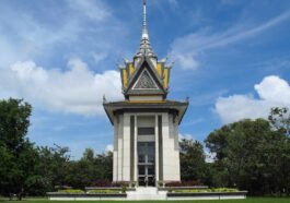 Choeung Ek Stupa in Cambodia by Timgray200 via Wikipedia CC