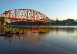 The Agusan River and Magsaysay Bridge in 2019 by Herbert Kikoy via Wikipedia CC