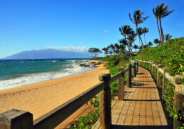 Wailea Beach Pathway, Maui Hawaii photo via Depositphotos