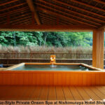 Japanese Style Private Onsen Spa at Nishimuraya Hotel Shogetsutei