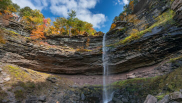 Kaaterskill Falls Catskills Mountain photo via Deposit Photos