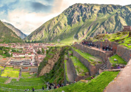 Ollantaytambo, old Inca fortress in the Sacred Valley photo via Depositphotos