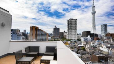 Rooftop Airbnb in Tokyo