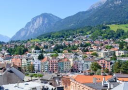 Cityscape of Innsbruck in Austria photo via Depositphotos