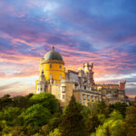 Pena Palace, Sintra, Portugal photo via Depositphotos