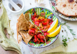 Roasted mediterranian vegetables via Depositphotos