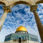 Golden Dome of the Rock - is an Islamic shrine located on the Temple Mount in the old city of Jerusalem photo via Depositphotos