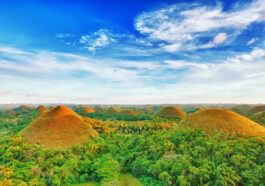 Chocolate Hills in Bohol photo via Depositphotos