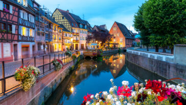Colmar city in France photo via Depositphotos