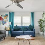 Elevated Coastal Chic Airbnb Beach House with Deck in Galveston Texas