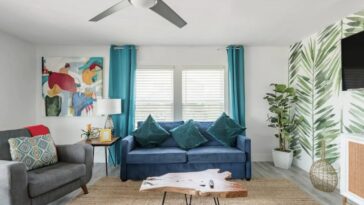 Elevated Coastal Chic Airbnb Beach House with Deck in Galveston Texas